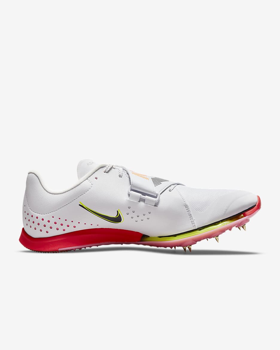 Nike Air Zoom Long Jump Elite piggsko til hoppøvelser - Hvit/Svart/Svart/Svart