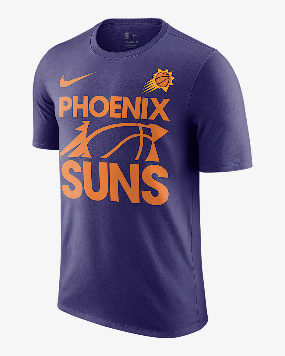 Playera Nike de la NBA para hombre Phoenix Suns Courtside - Orquídea nuevo