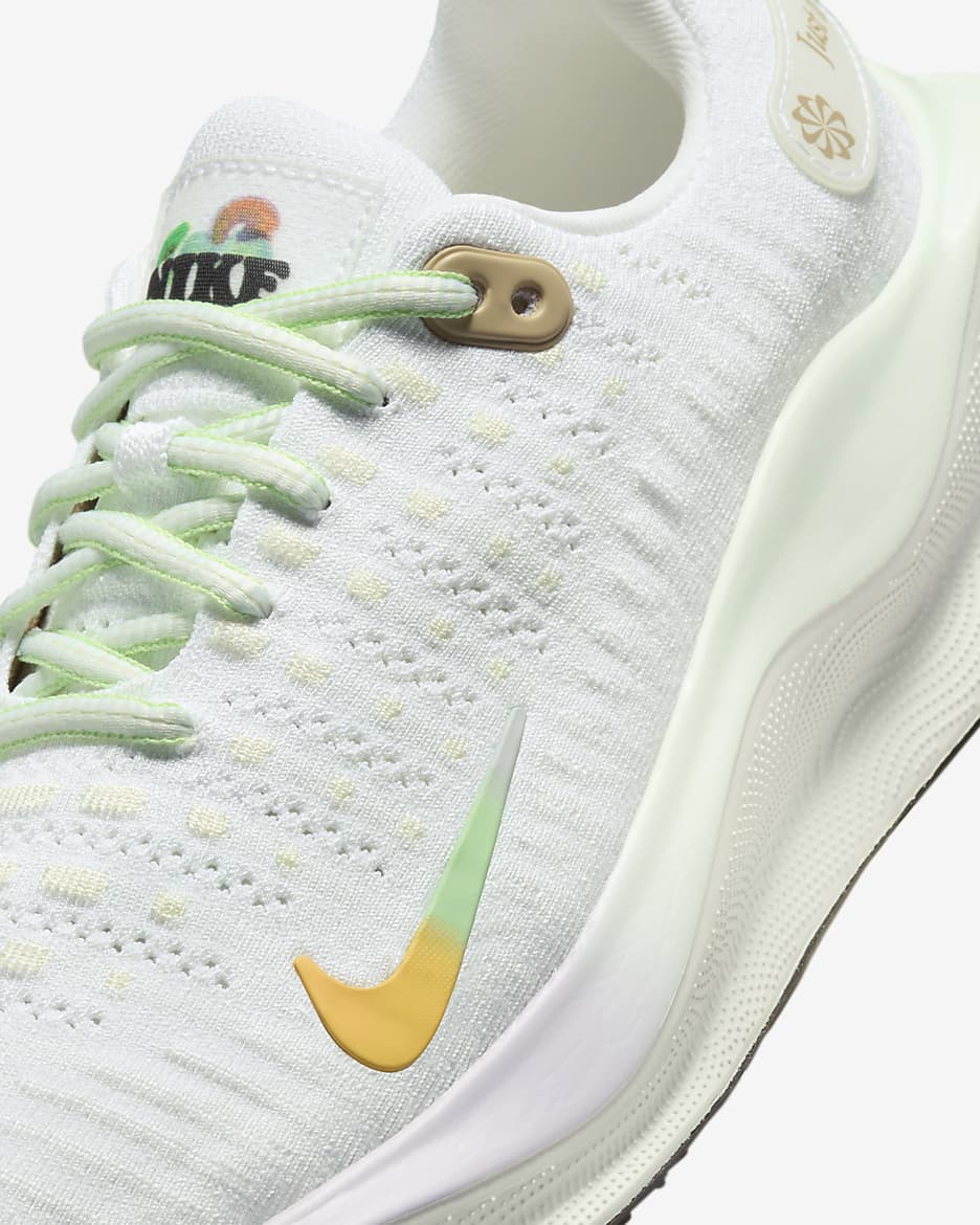 Tenis de correr en carretera para mujer Nike InfinityRN 4 - Blanco/Vela/Verde vapor/Multicolor