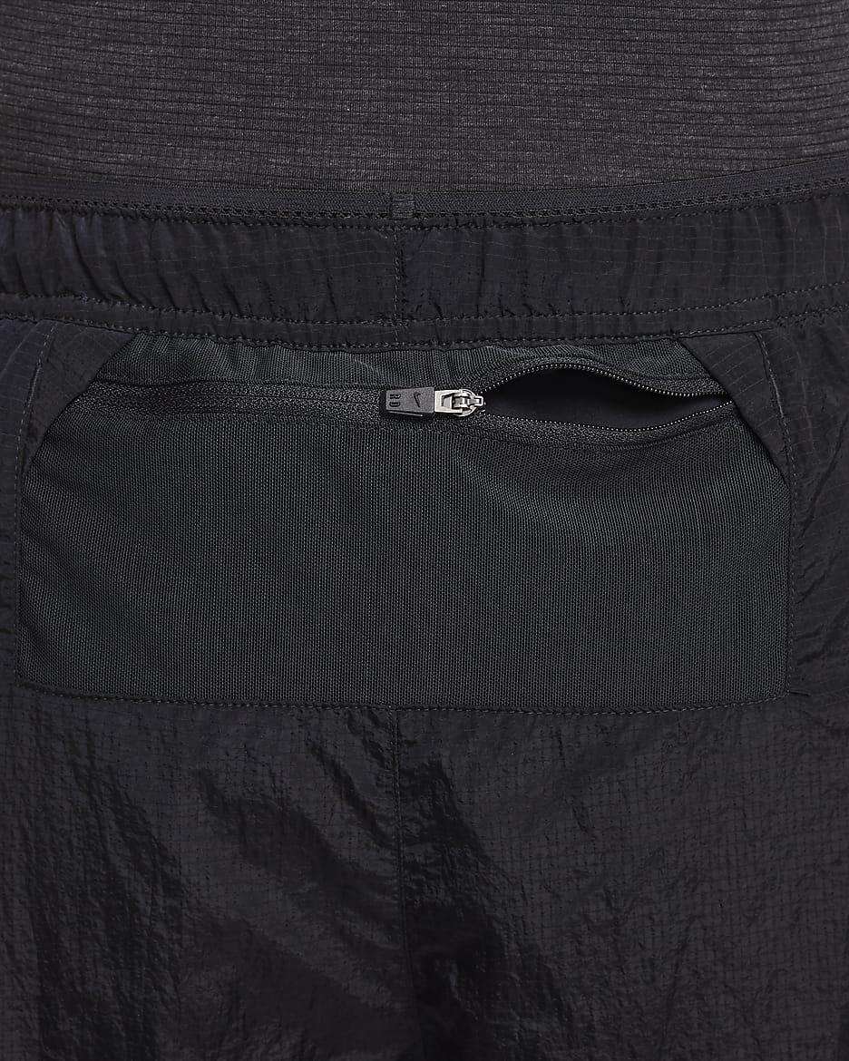 Nike Stride Running Division Men's 5" Dri-FIT Water-Repellent 2-in-1 Running Shorts - Black