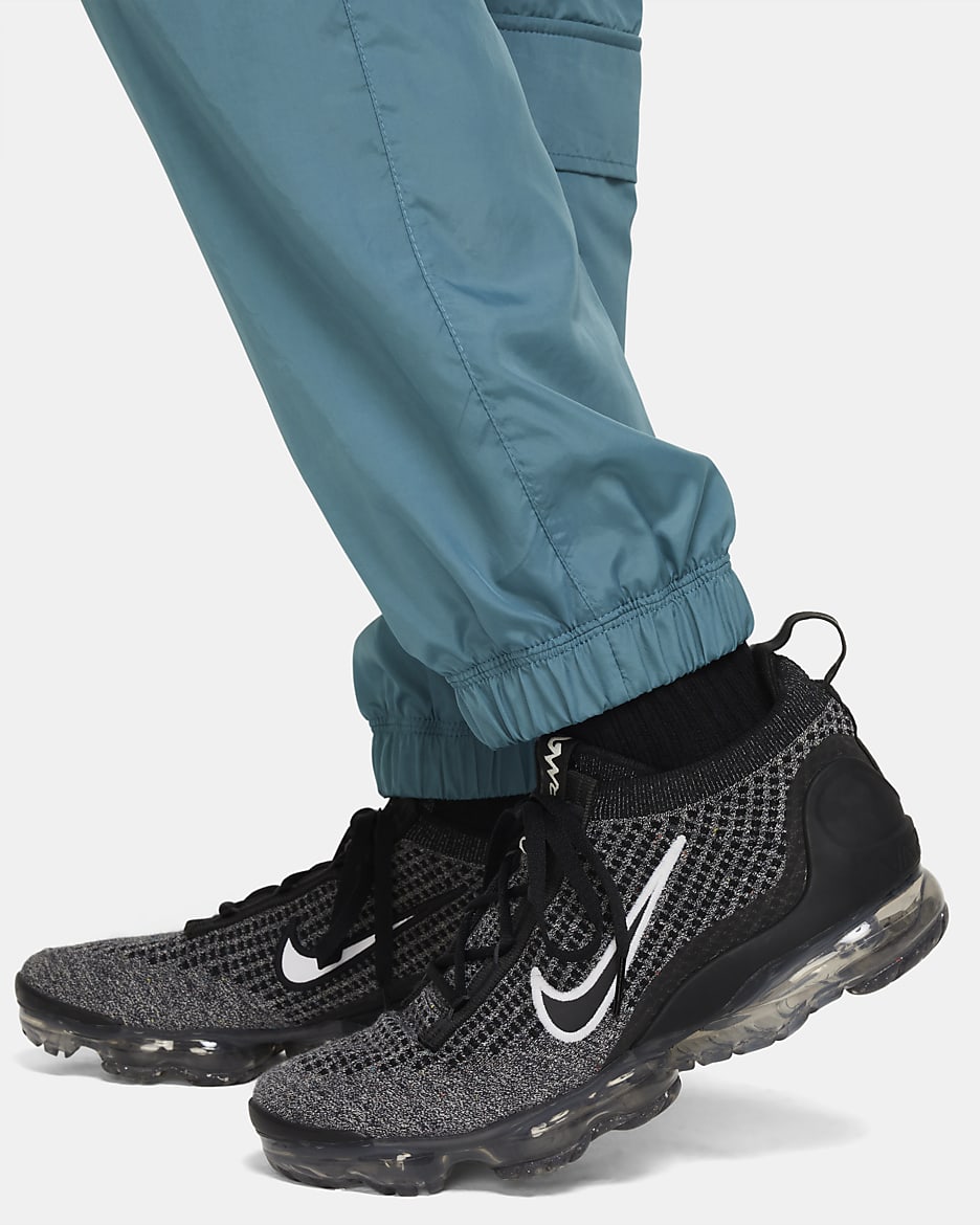 Nike Sportswear Big Kids' (Boys') Woven Utility Pants - Mineral Teal/Black