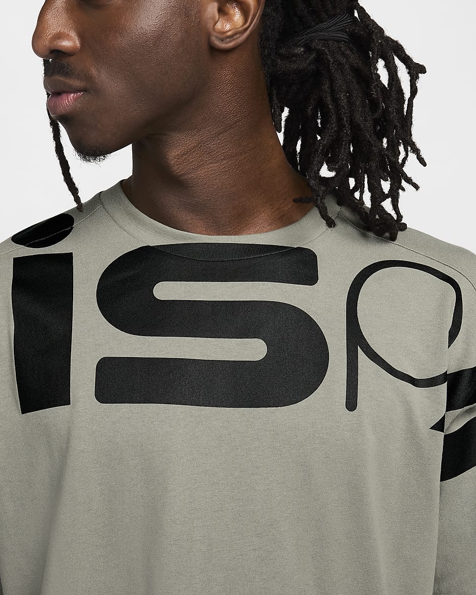 Nike ISPA Long-Sleeve Top - Dark Stucco/Black