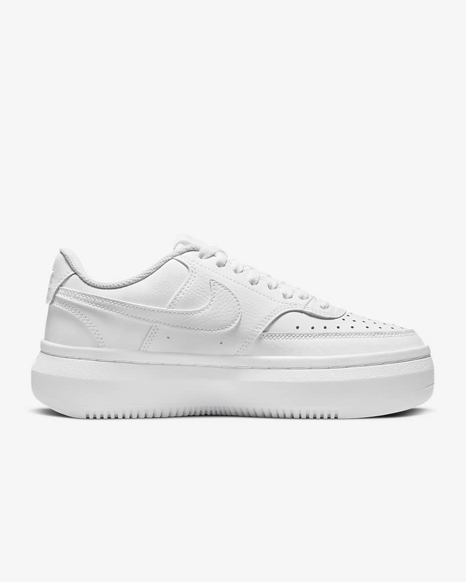 Nike Court Vision Alta Damesschoen - Wit/Wit/Wit