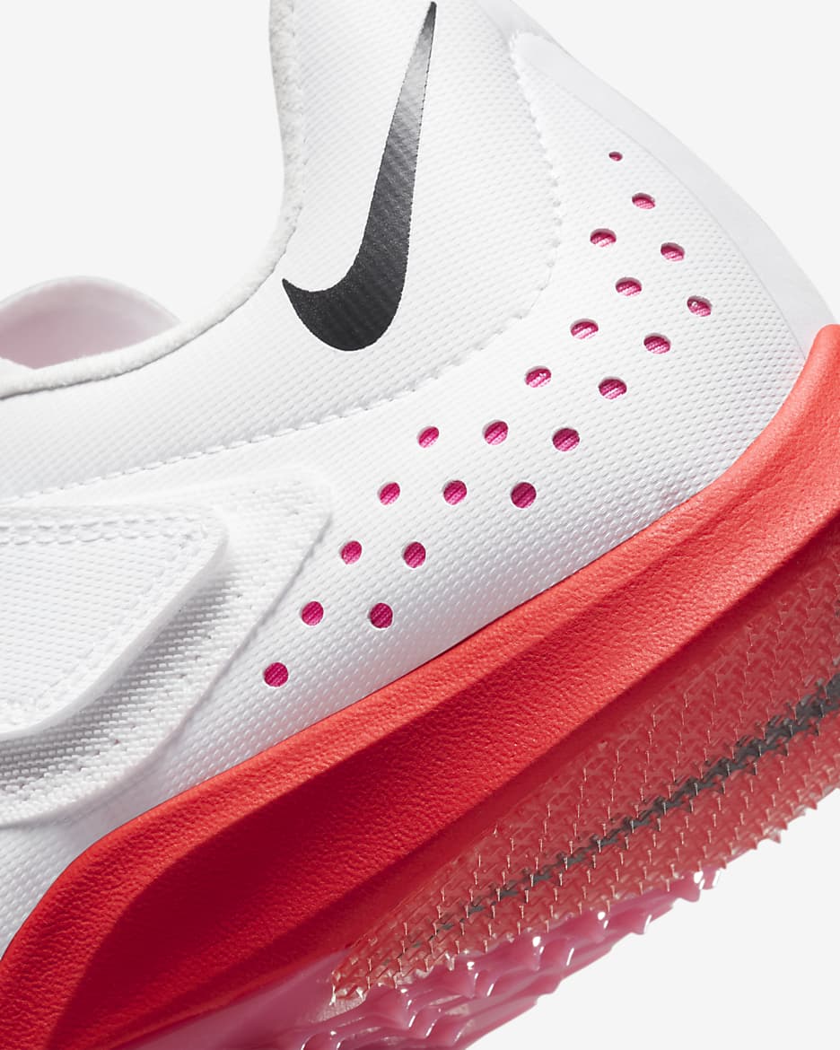 Nike Air Zoom Long Jump Elite piggsko til hoppøvelser - Hvit/Svart/Svart/Svart