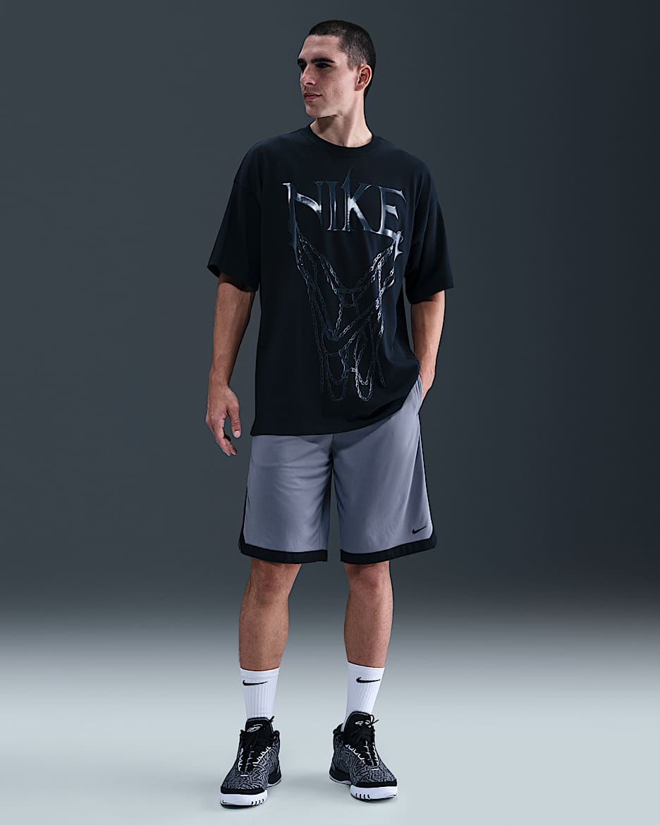 Nike DNA Academy Men's Dri-FIT 28cm (approx.) Basketball Shorts - Cool Grey/Black/Black