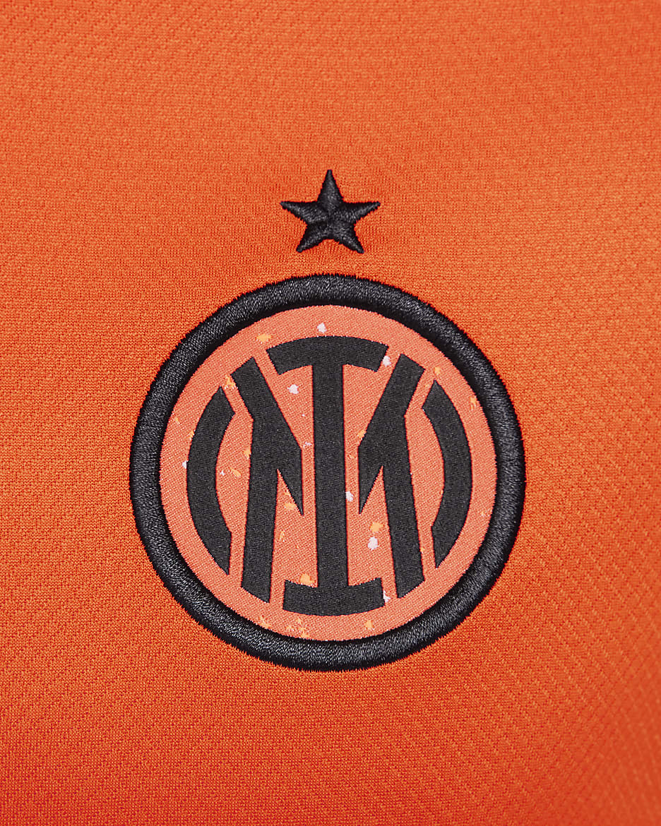 Inter Milan 2023/24 Stadium Third Men's Nike Dri-FIT Soccer Jersey - Safety Orange/Thunder Blue/Ashen Slate/Black