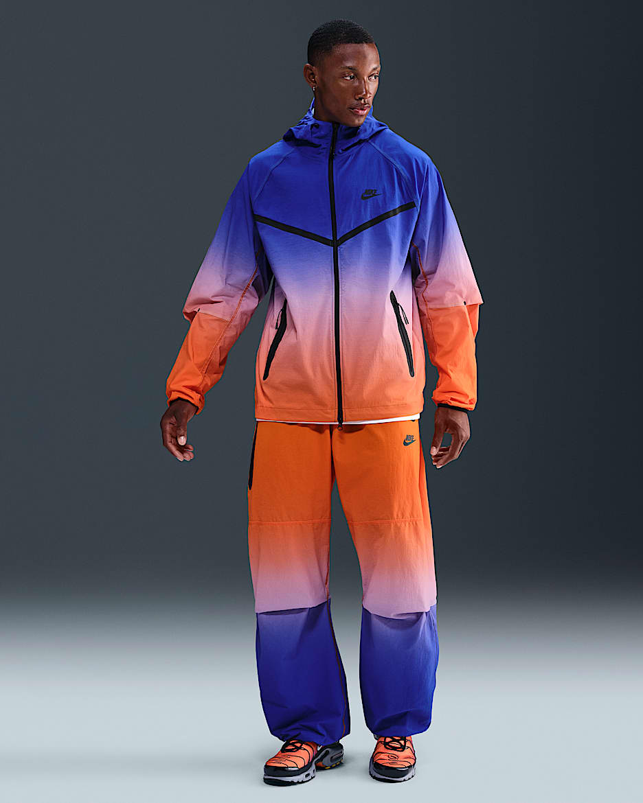 Nike Tech Men's Woven Pants - Game Royal/Safety Orange