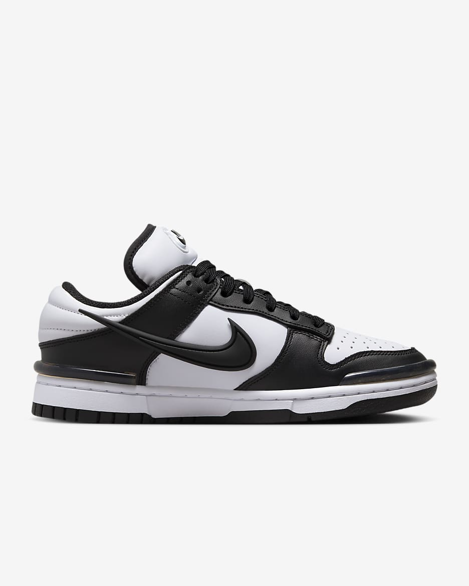 Buty damskie Nike Dunk Low Twist - Czerń/Czerń/Biel