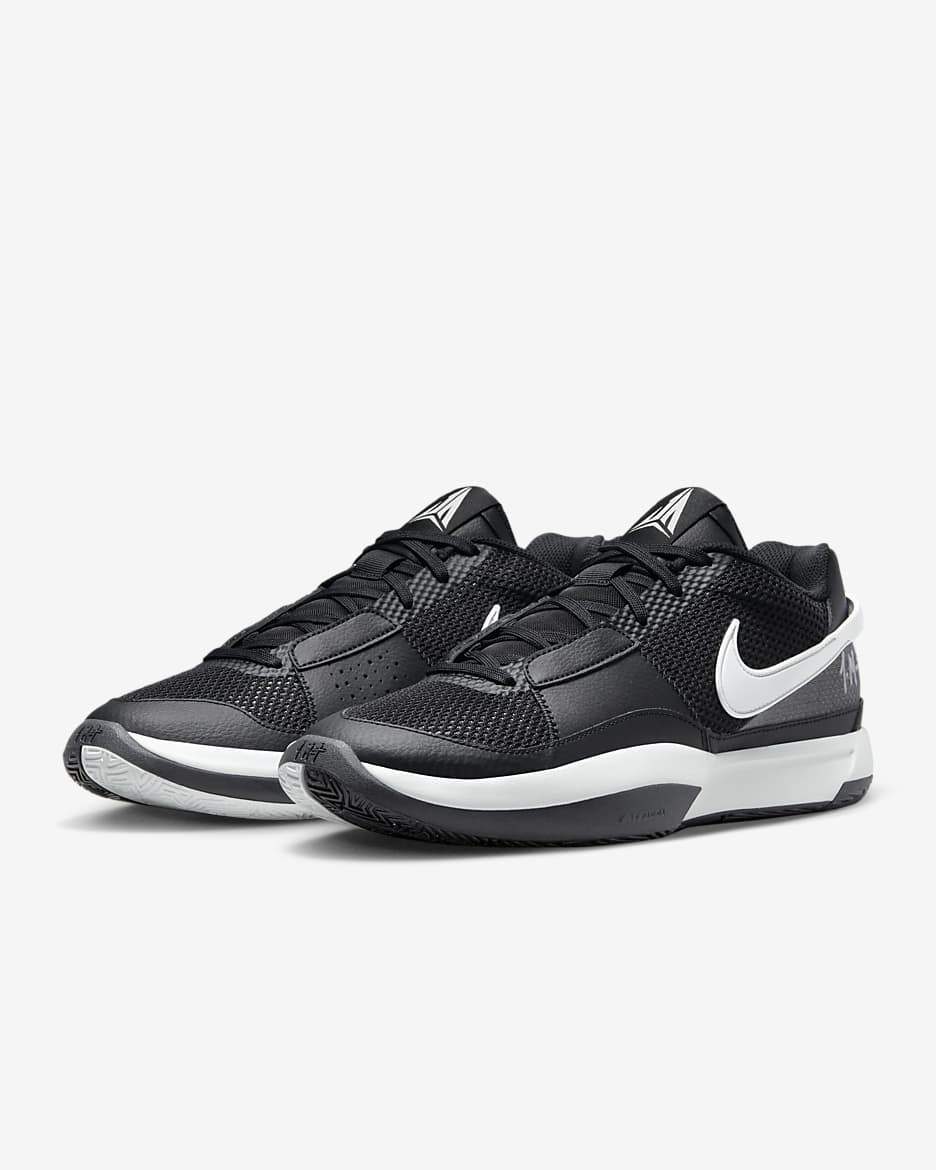 Ja 1 Basketball Shoes - Black/Black/White