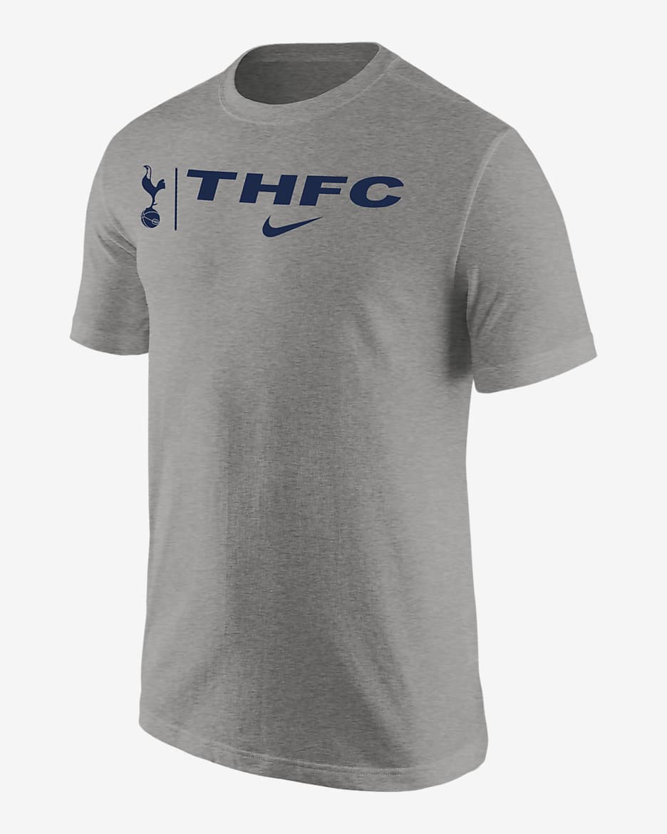 Tottenham Hotspur Men's Nike Soccer T-Shirt - Dark Grey Heather