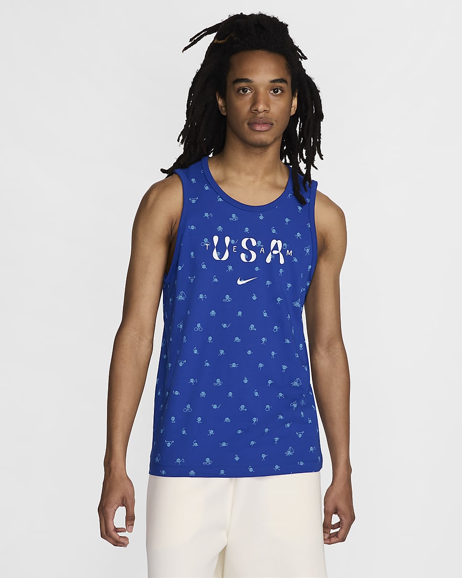 USA Club Men's Nike Tank - Old Royal