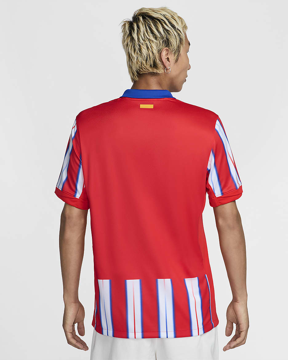 Primera equipación Stadium Atlético de Madrid 2024/25 Camiseta de fútbol Replica Nike Dri-FIT - Hombre - Hyper Royal/Carmesí claro/Blanco