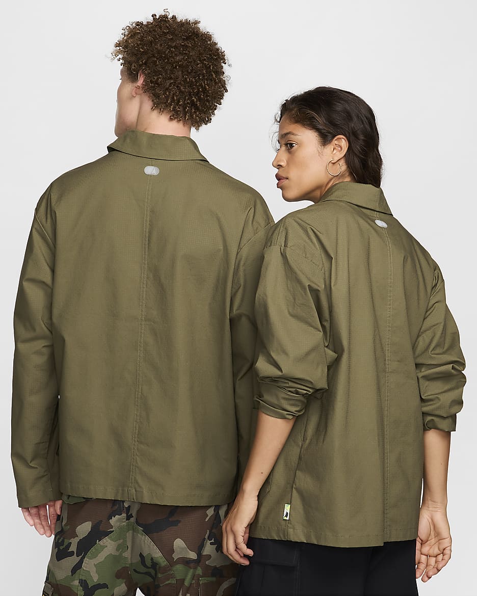 Nike SB Skate Chore Jacket - Medium Olive/White