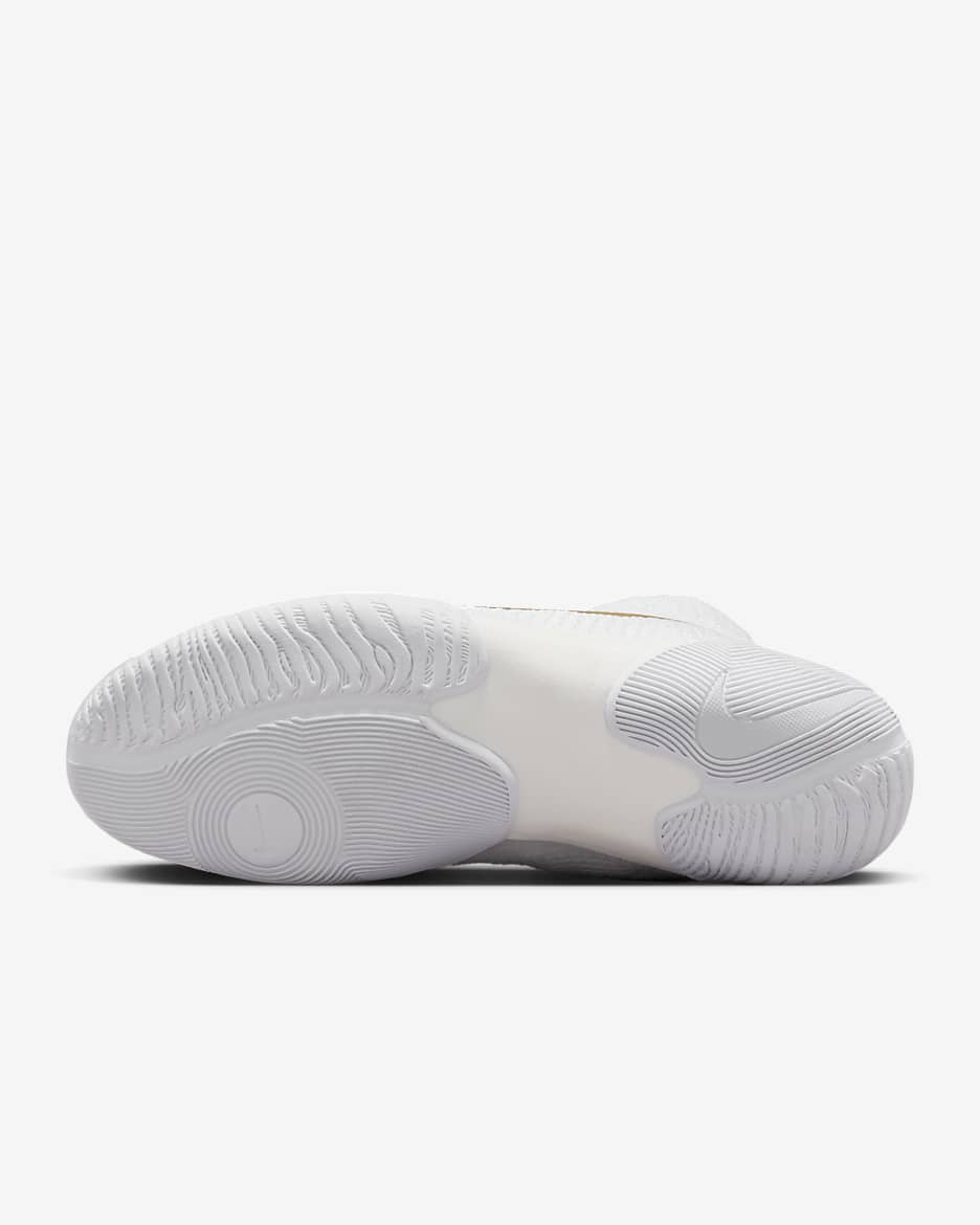 Tenis de lucha para hombre Nike Tawa - Blanco/Blanco/Blanco/Oro metalizado