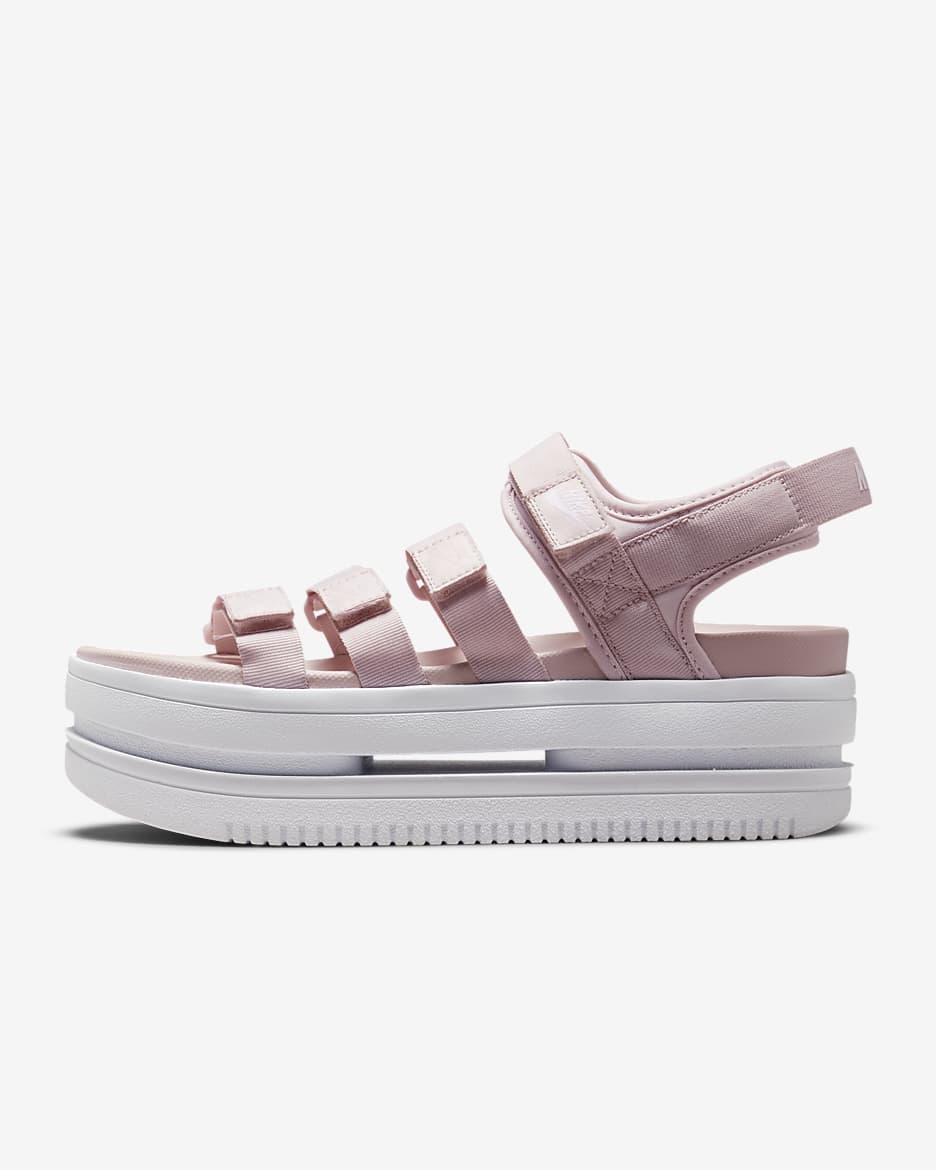 Nike Icon Classic 女款涼鞋 - Barely Rose/Pink Oxford/白色