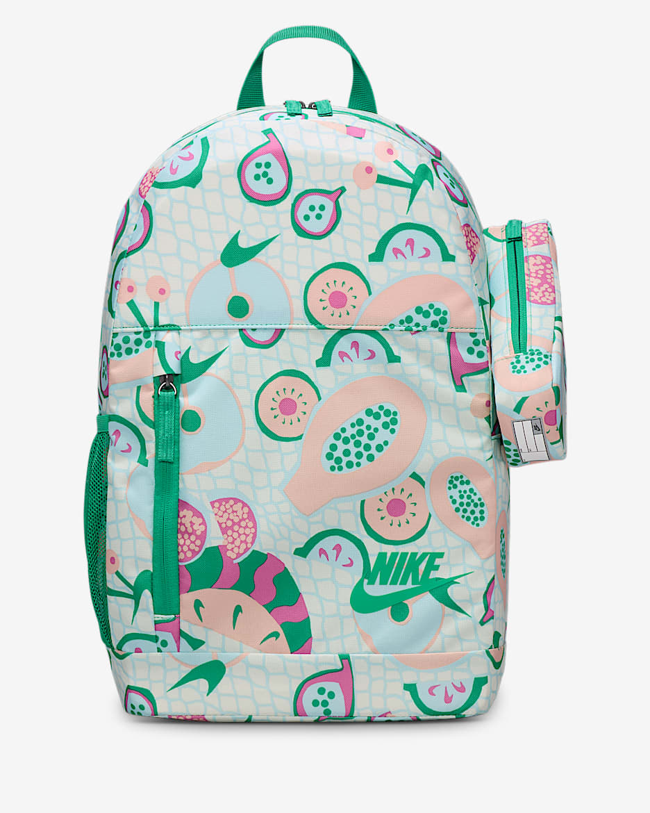 Mochila para niños talla grande (20 L) Nike Elemental - Vela/Verde estadio/Verde estadio