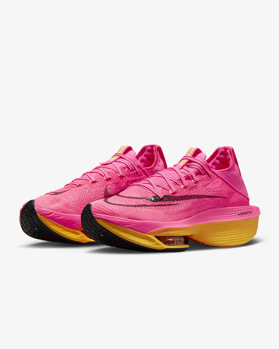 Tenis de correr en pavimento para mujer Nike Alphafly 2 - Hiperrosa/Naranja láser/Blanco/Negro