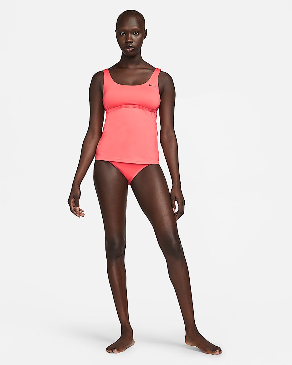 Nike Essential Women's High-Waisted Swim Bottoms - Sea Coral