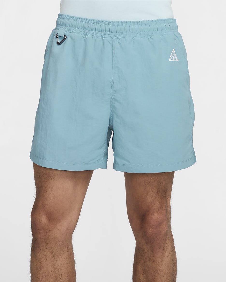 Short Nike ACG « Reservoir Goat » pour homme - Denim Turquoise/University Red/Armory Navy/Summit White