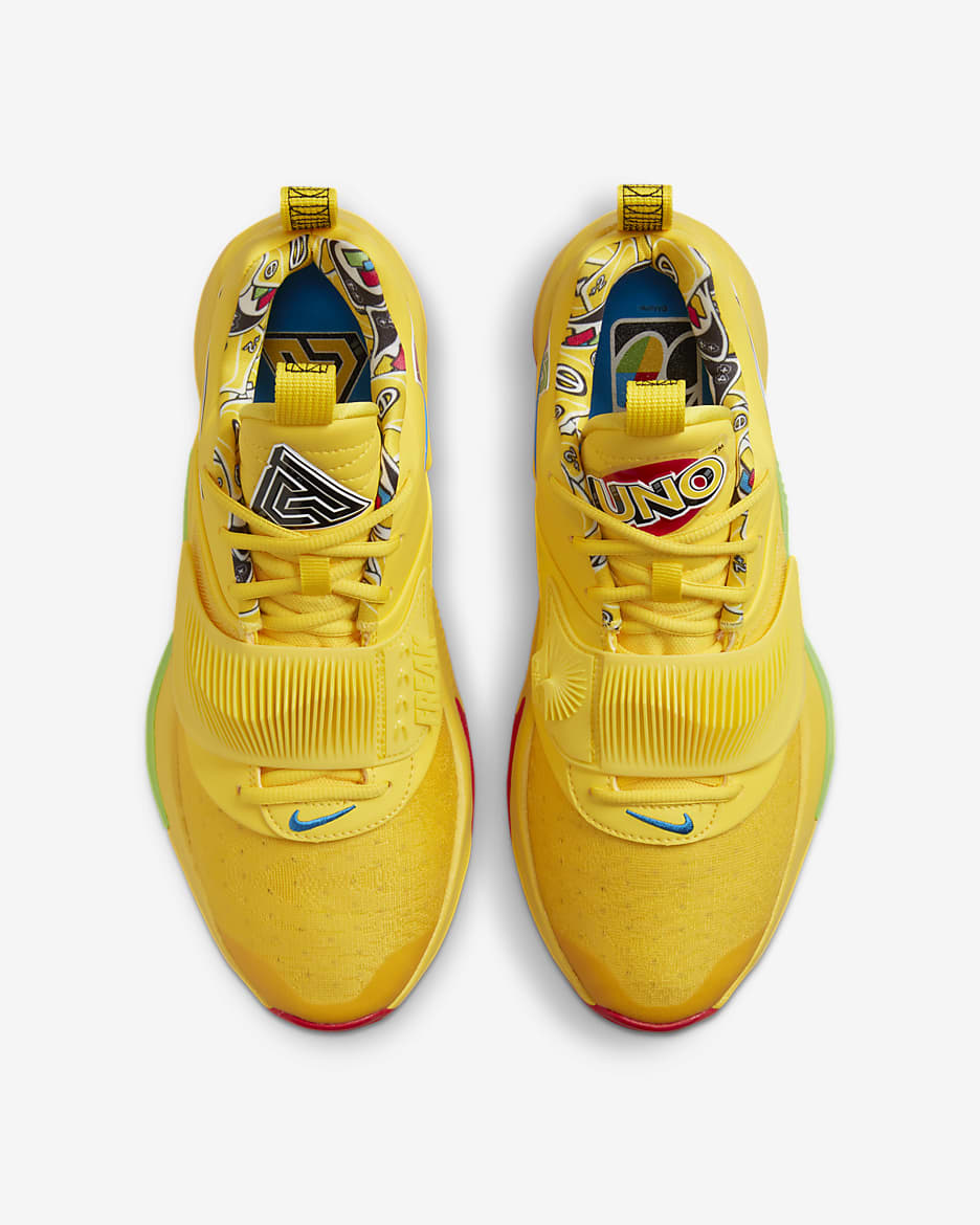 Freak 3 Basketball Shoes - Yellow Zest/White/Action Red/Black