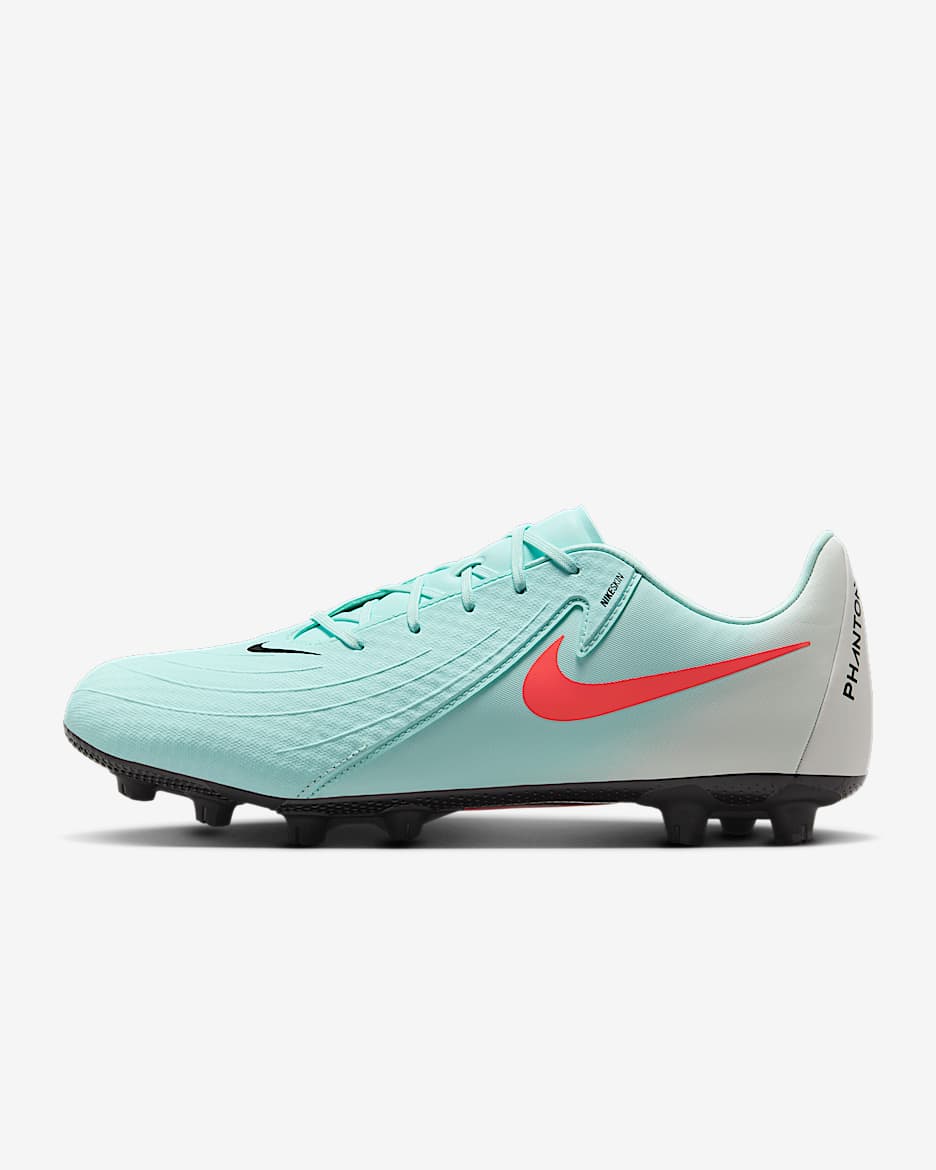 Calzado de fútbol HG de corte low Nike Phantom GX 2 Academy - Menta/Sombrío apagado/Rojo atómico
