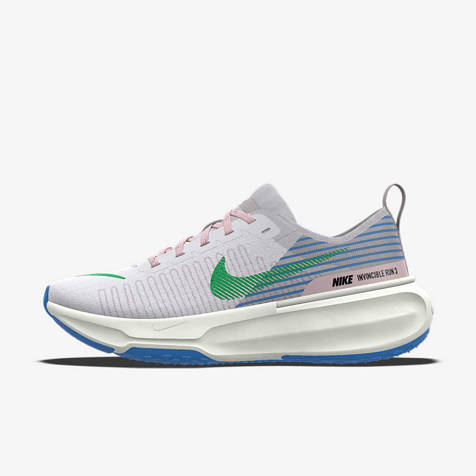 Nike Invincible 3 By You Custom Women's Road Running Shoes - Platinum Violet/Multi-Color