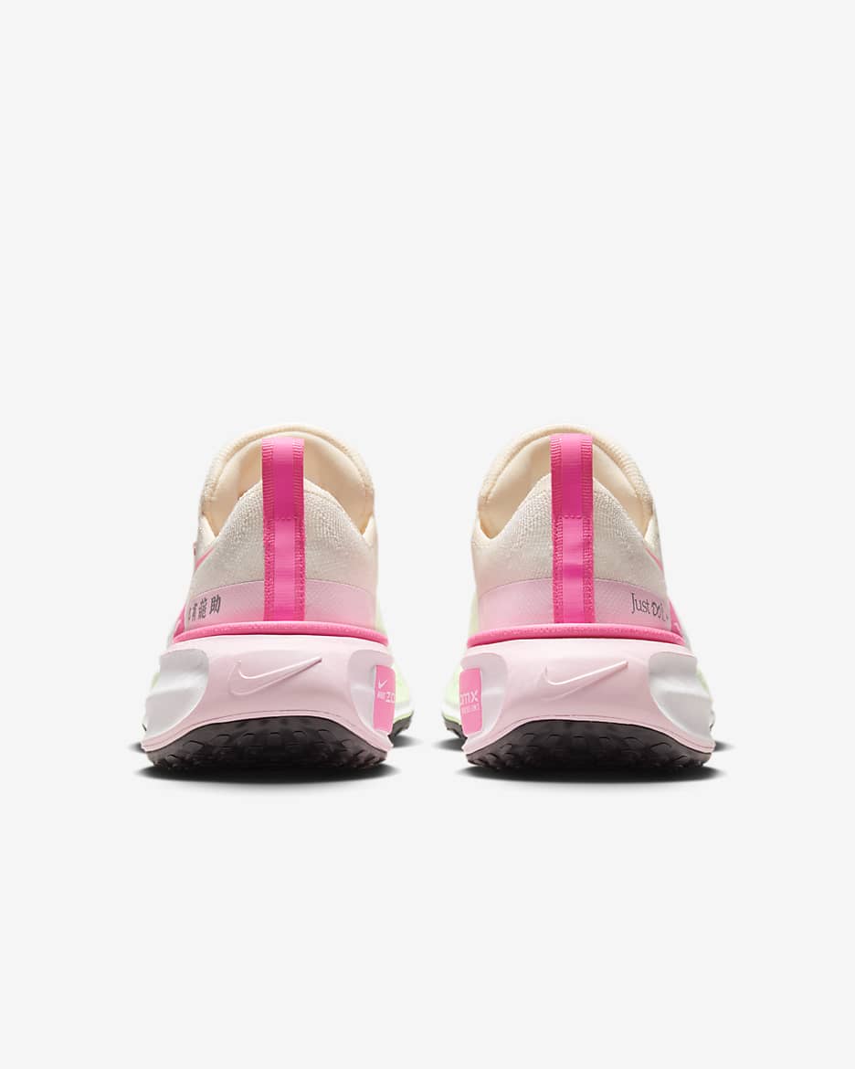 Nike Invincible 3 Women's Road Running Shoes - Sail/Vapour Green/Medium Soft Pink/Hyper Pink