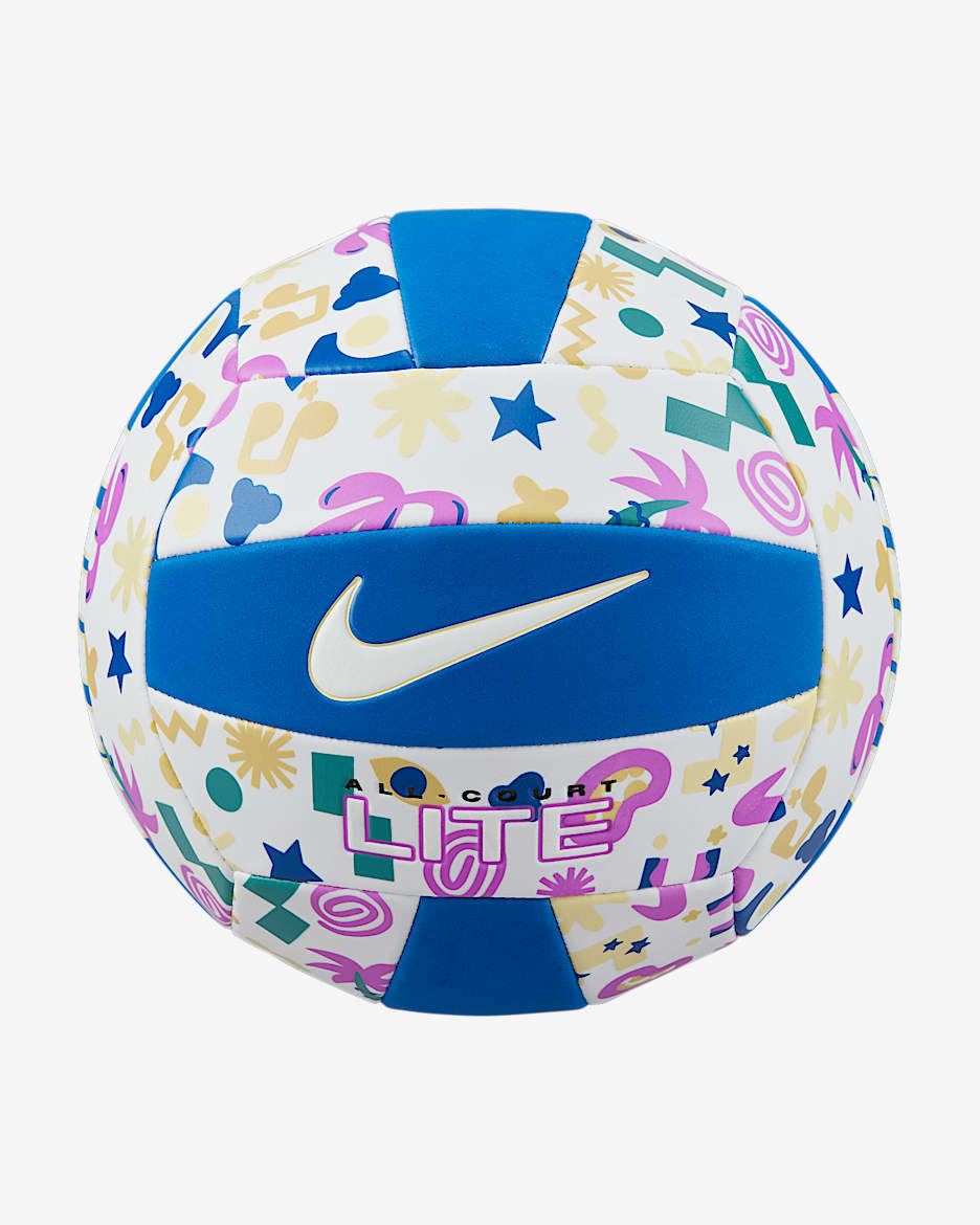 Balón de vóleibol Nike All-Court Lite - Blanco/Royal juego/Tinte limón