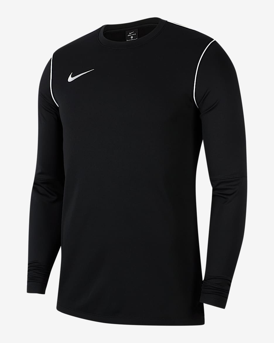 Nike Dri-FIT Park Big Kids' Soccer Crew - Black/White/White