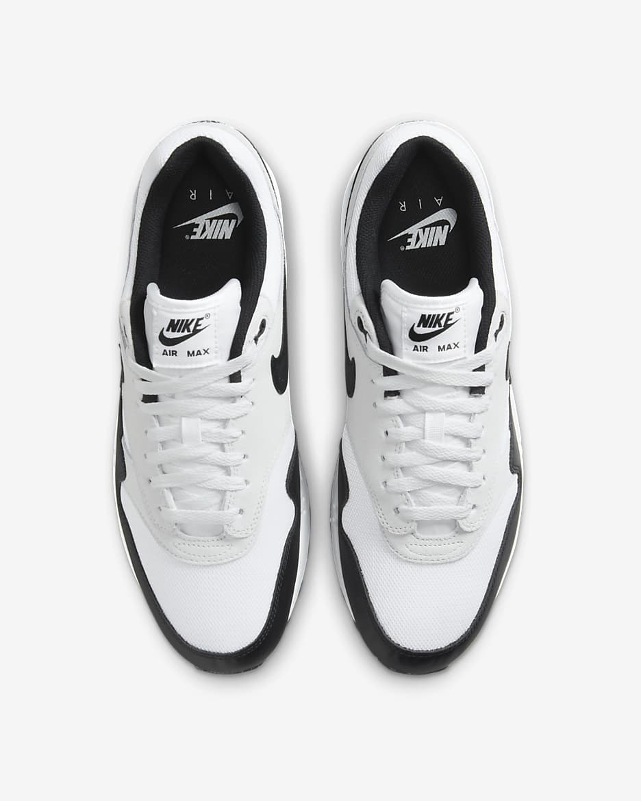 Nike Air Max 1 Essential-sko til mænd - hvid/Pure Platinum/sort