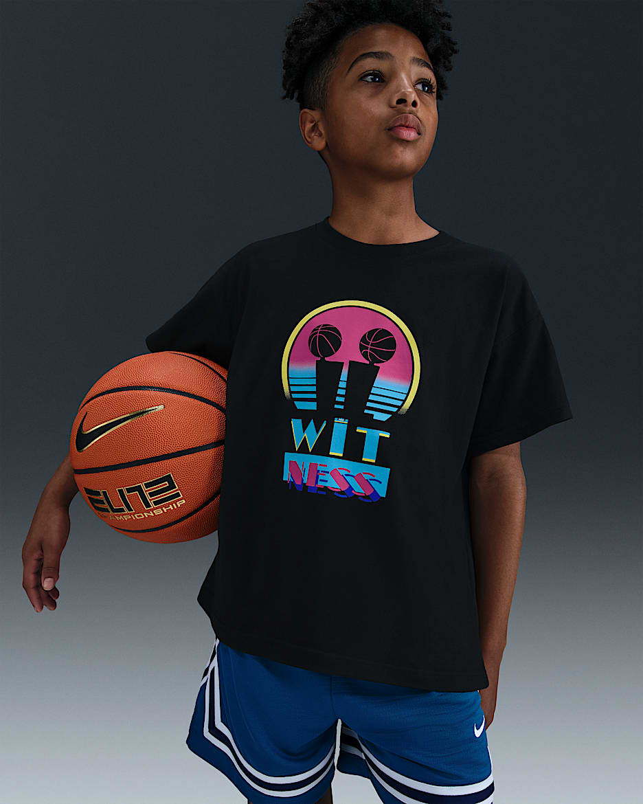 LeBron "Miami Twice" Older Kids' Max90 T-Shirt - Black