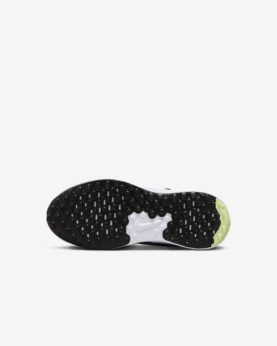 Nike Revolution 7 kleuterschoenen - Zwart/Smoke Grey/Wit/Barely Volt