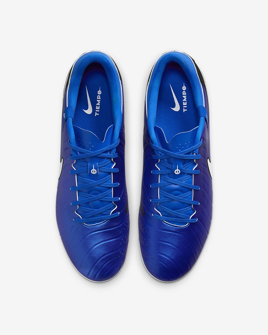 Fotbollssko för varierat underlag Nike Tiempo Legend 10 Academy med lågt skaft - Soar/Vit