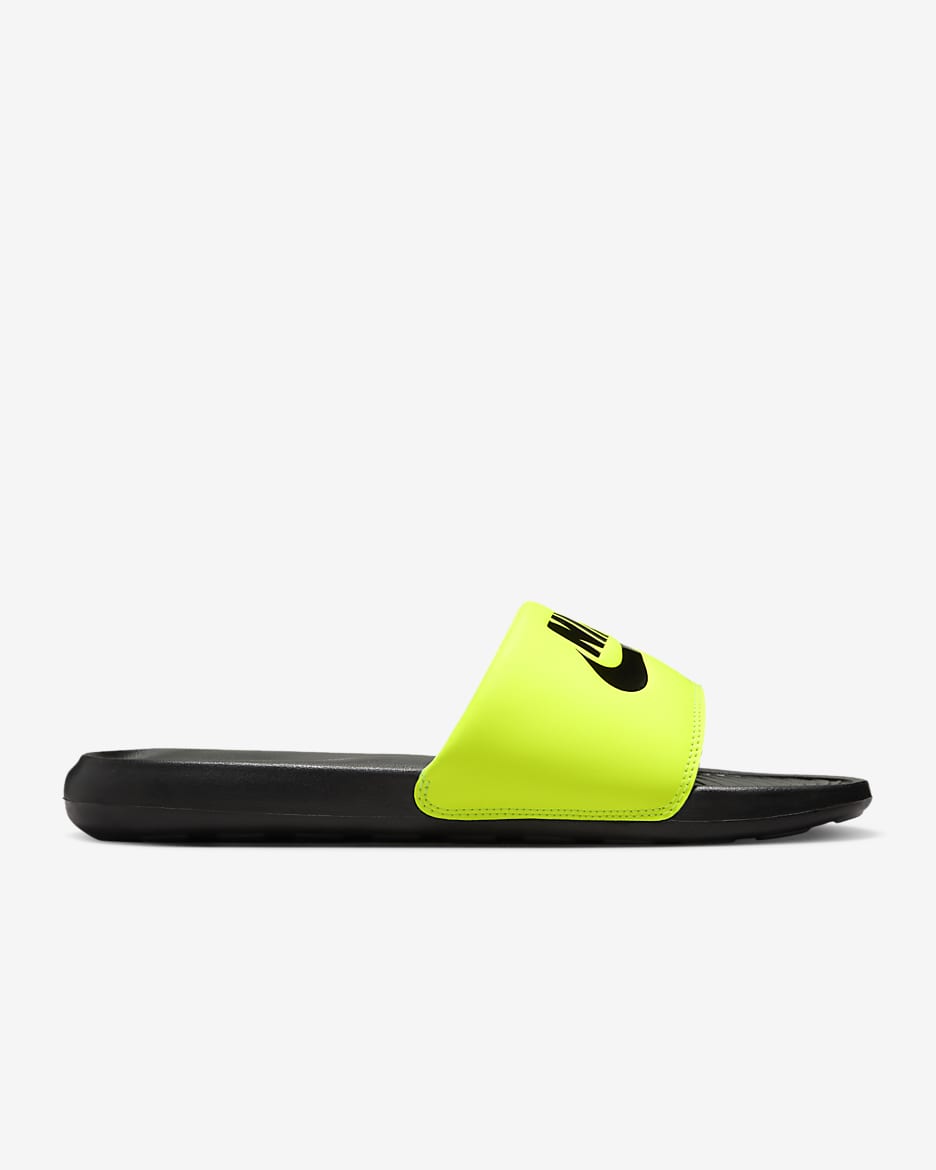 Nike Victori One Men's Slides - Black/Volt/Black