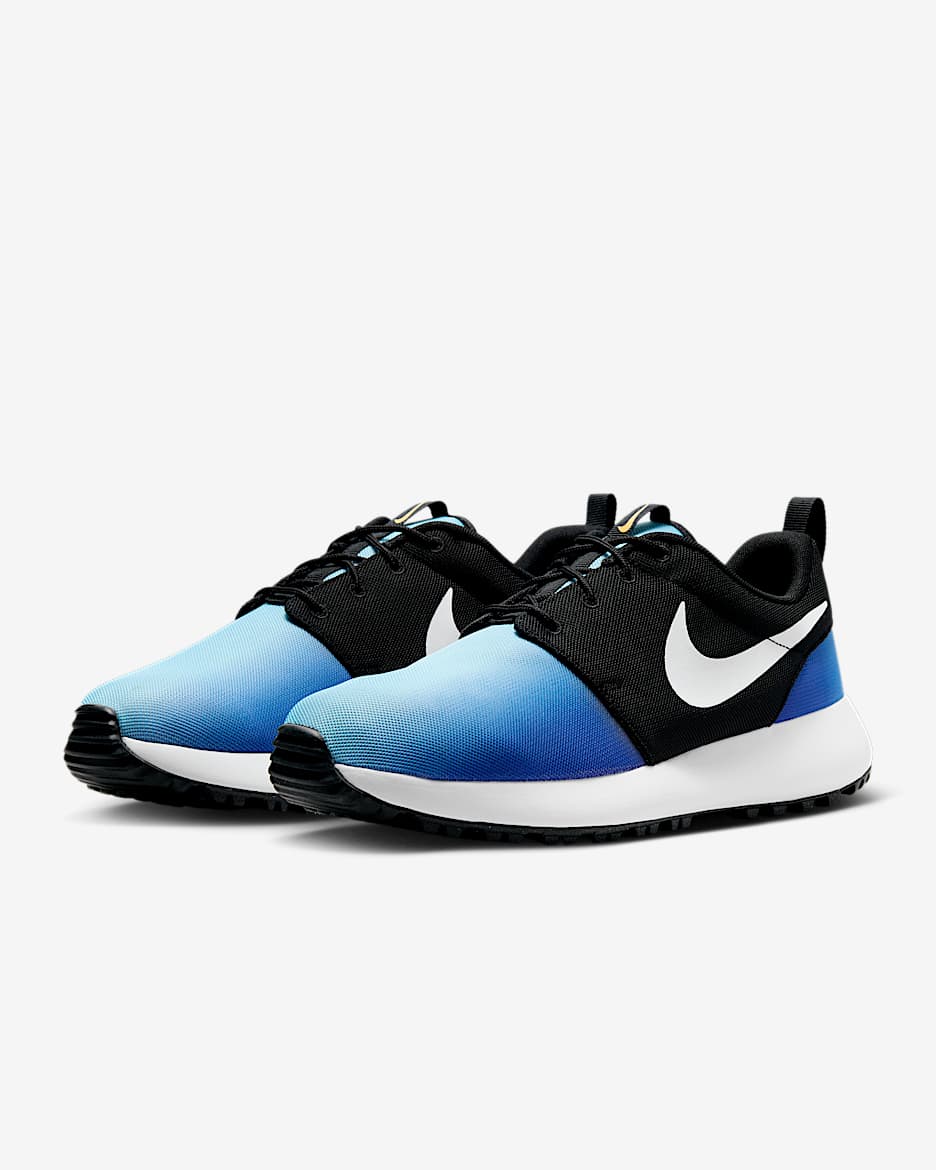 Roshe G Next Nature Men's Golf Shoes - Sky Blue/Black/Hyper Blue/White