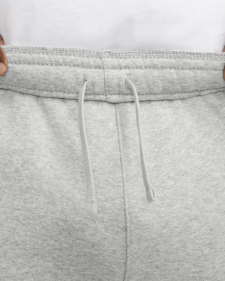 Nike Sportswear Club Fleece Joggers - Dark Grey Heather/Matte Silver/White