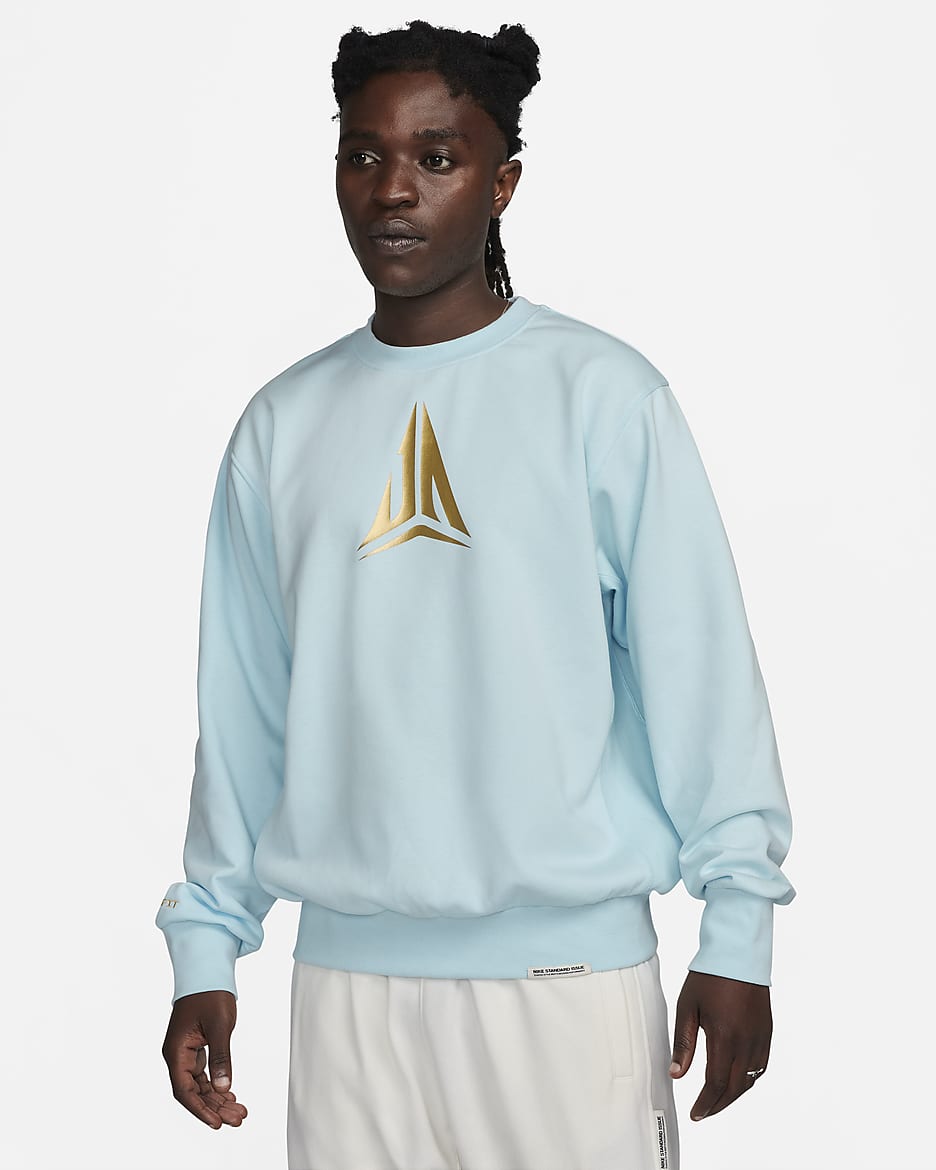 Ja Standard Issue Men's Dri-FIT Crew-Neck Basketball Top - Glacier Blue