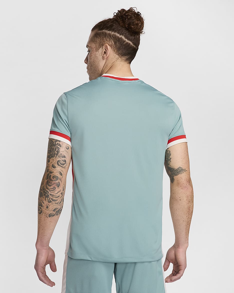 Segunda equipación Stadium Atlético de Madrid 2024/25 Camiseta de fútbol Replica Nike Dri-FIT - Hombre - Cannon/Phantom/Carmesí claro/Carmesí claro