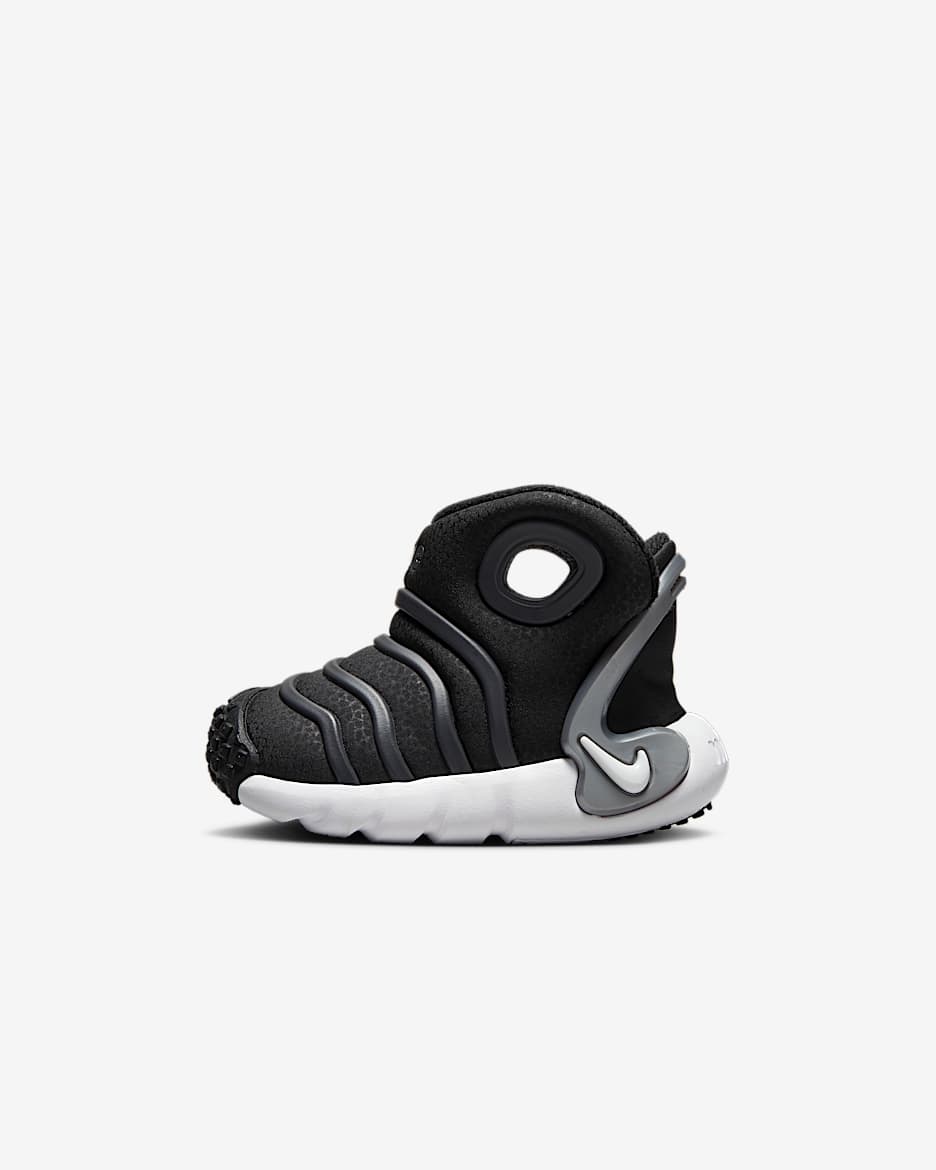 Nike Dynamo GO Baby/Toddler Easy On/Off Boots - Black/Metallic Silver/White/Anthracite