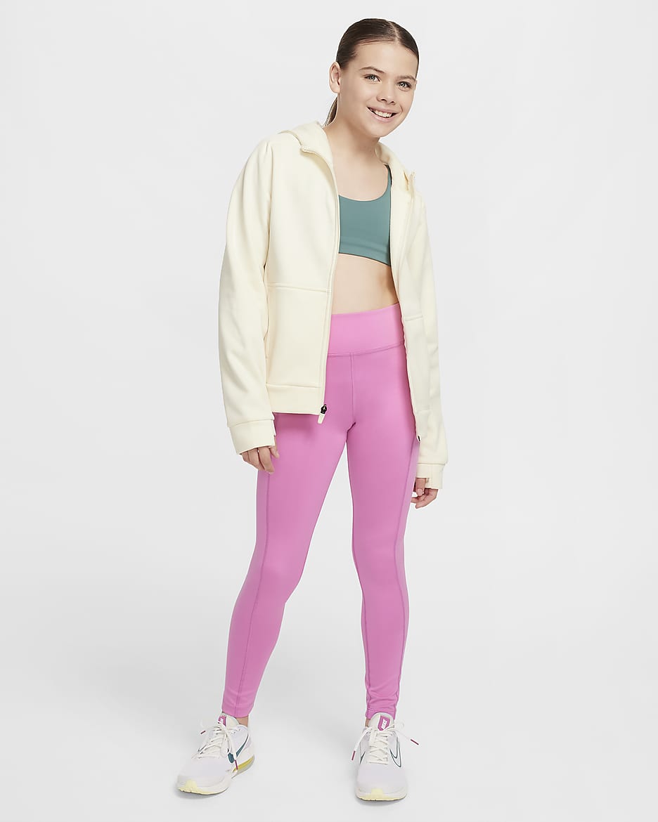 Nike Alate All U Sport-BH für ältere Kinder (Mädchen) - Bicoastal/Weiß