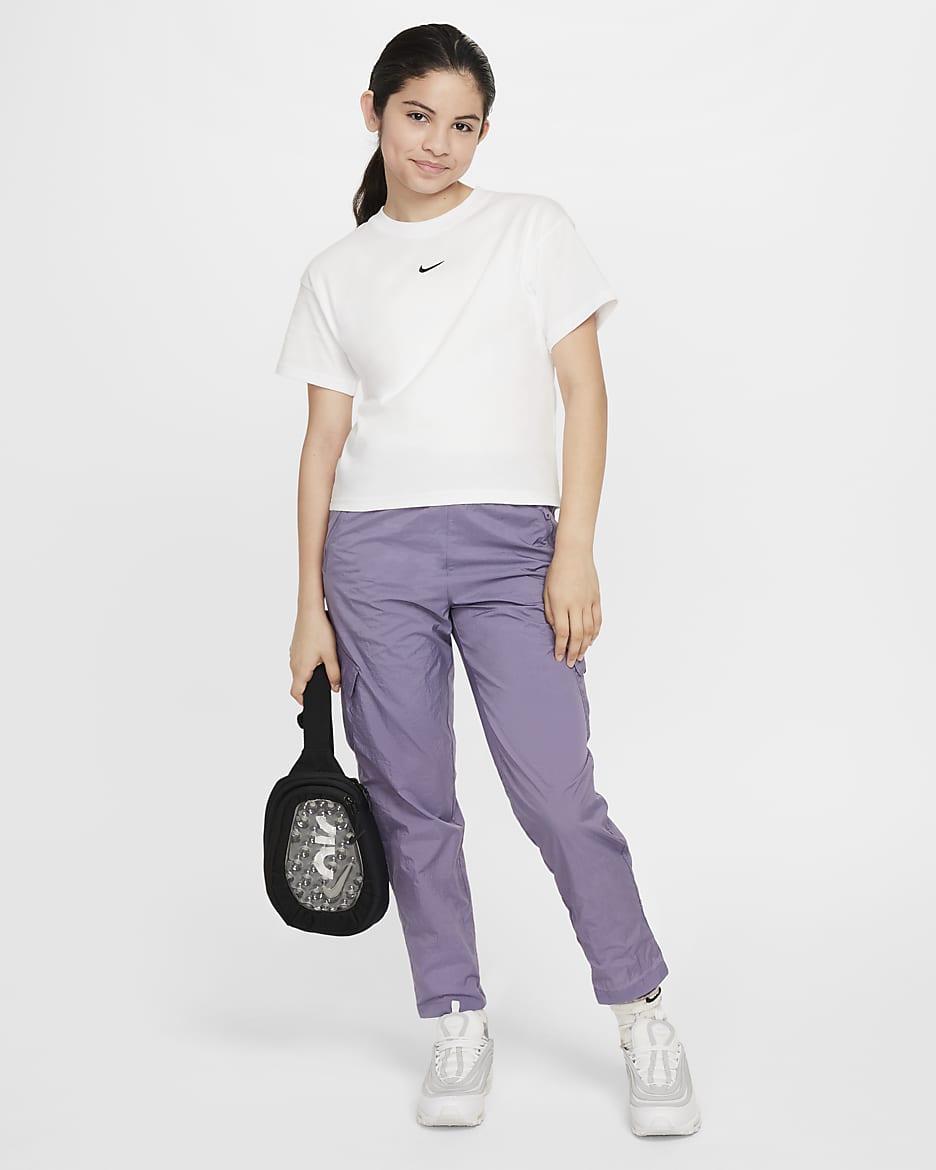 T-shirt Nike Sportswear Essential pour ado (fille) - Blanc