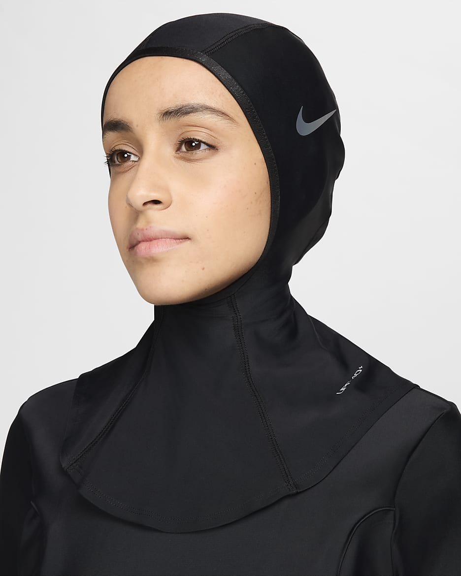 Nike Swim Victory Hiyab - Mujer - Negro/Negro