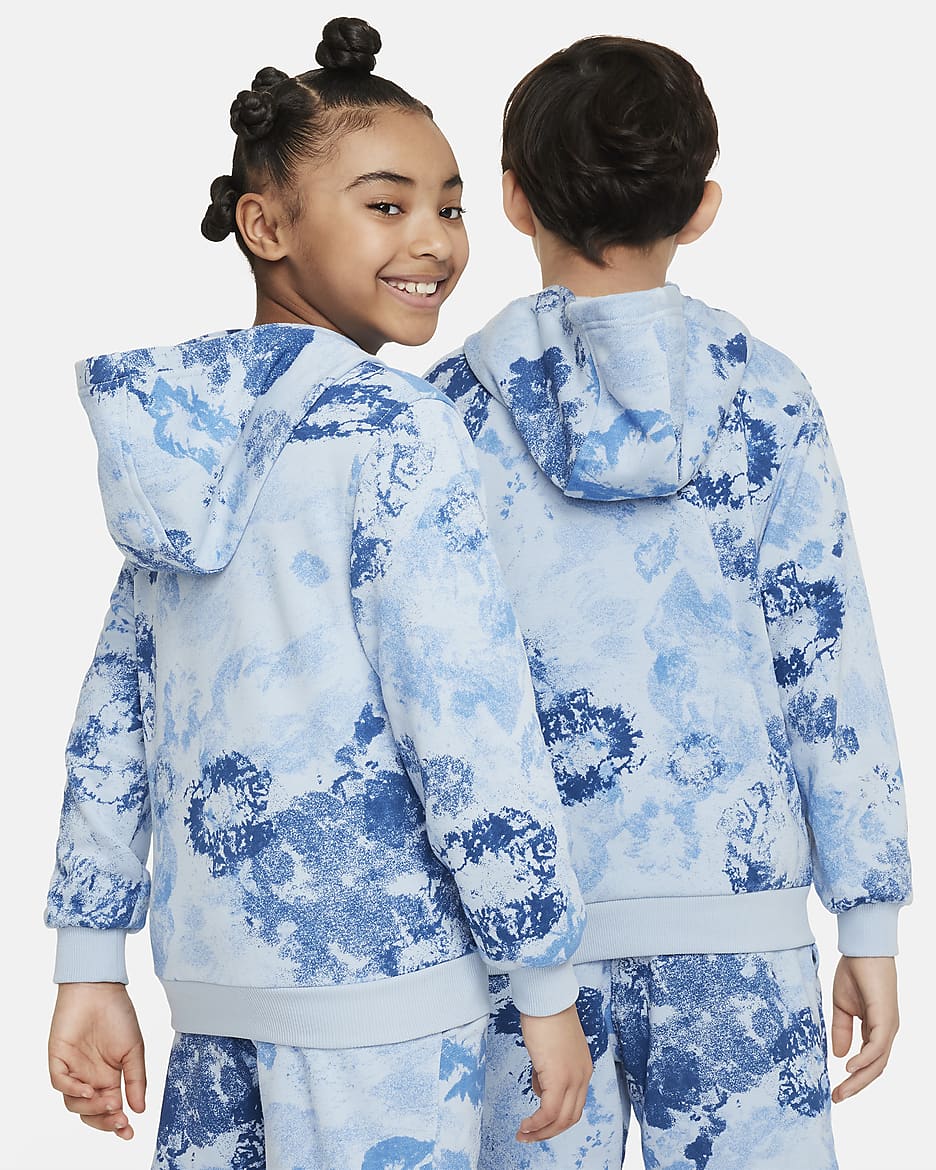 Nike Sportswear Club Fleece Hoodie für ältere Kinder - Light Armory Blue/Weiß