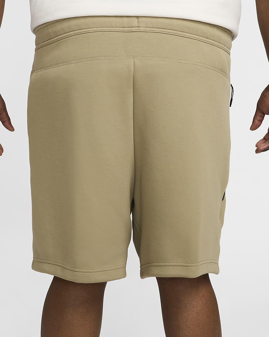 Nike Sportswear Tech Fleece-shorts til herre - Neutral Olive/Svart