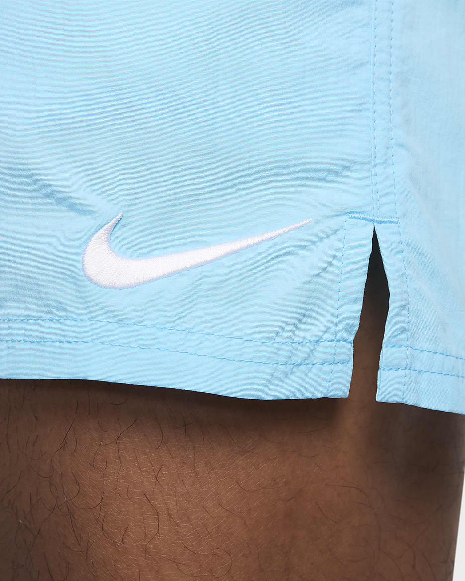 Shorts de voleibol de 13 cm para hombre Natación Nike Solid Icon - Azul acuario