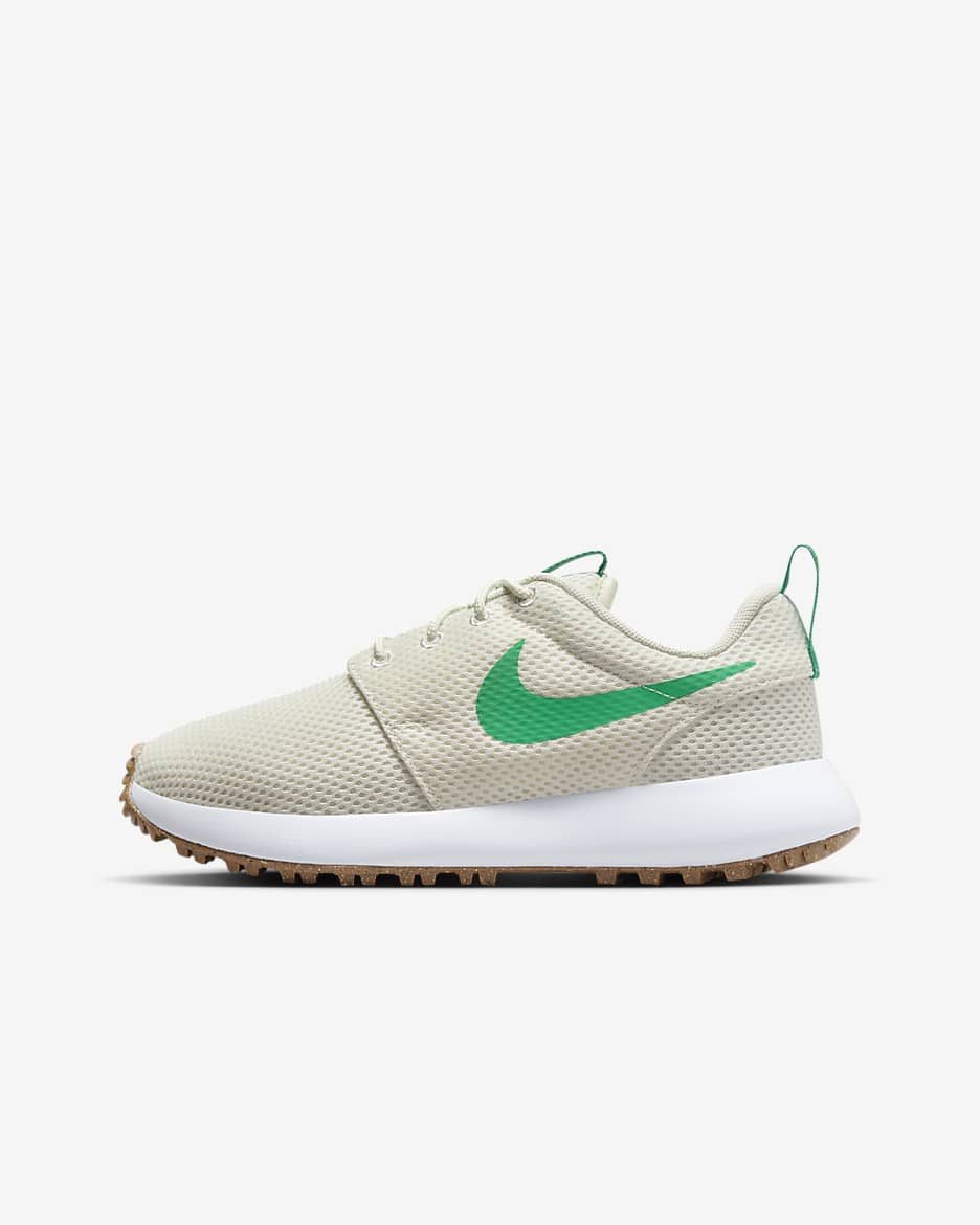 Tenis de golf para niños de preescolar y grandes Nike Roshe 2 G Jr. - Mar de cristal/Negro/Blanco/Verde estadio