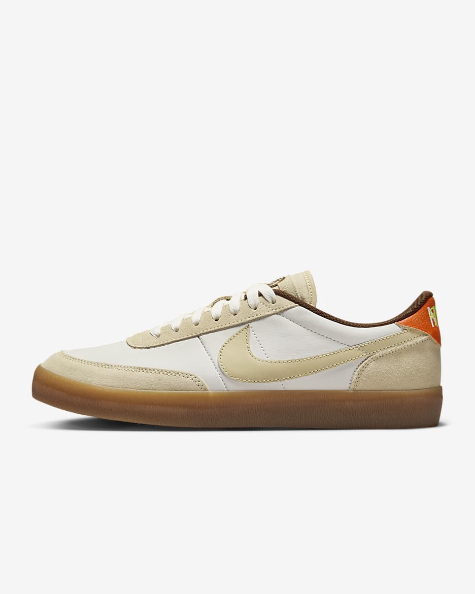 Nike Killshot 2 Leather Men's Shoes - Sail/Gum Light Brown/Safety Orange/Team Gold