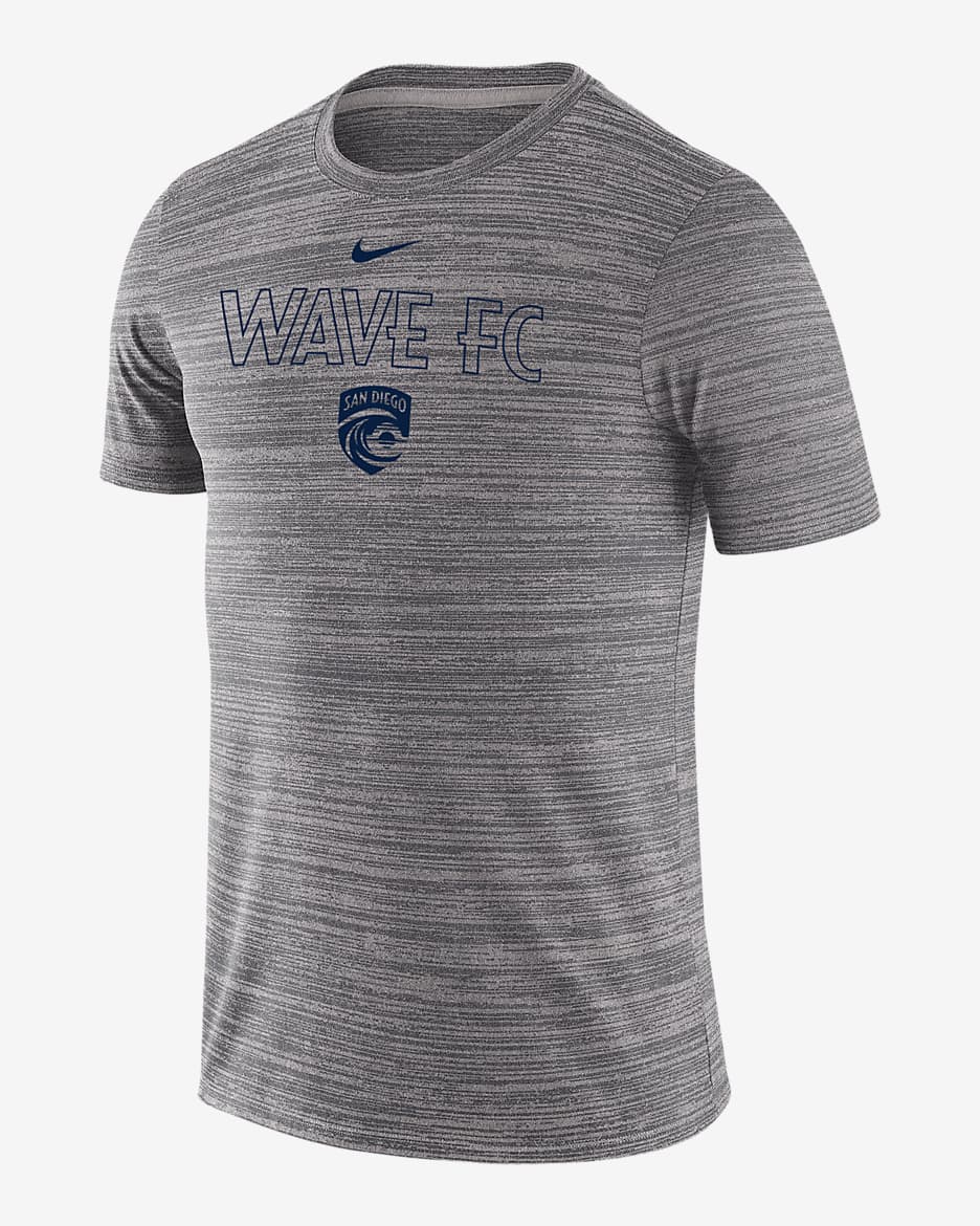 Playera de fútbol Nike para hombre San Diego Wave Velocity Legend - Gris oscuro