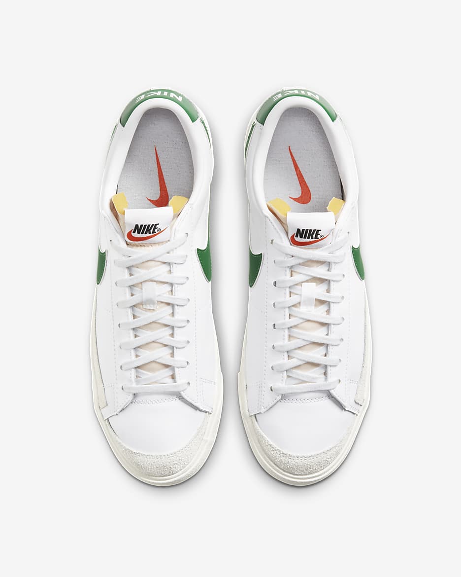 Nike Blazer Low '77 Vintage Men's Shoes - White/Sail/Black/Pine Green
