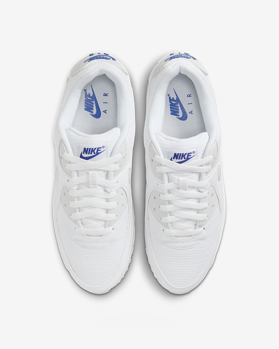 Nike Air Max 90 Men's Shoes - Team White/Game Royal/Photon Dust